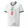 Officiële Voetbalshirt Marokko HAKIMI 2 Uit WK 2022 - Heren